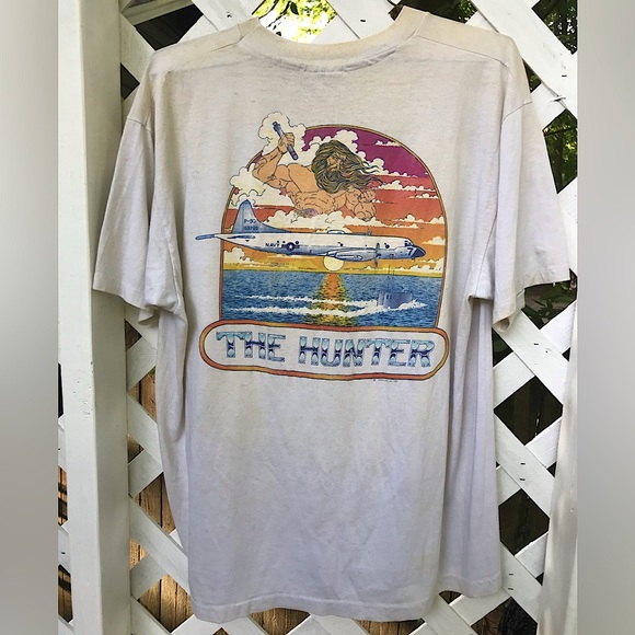 RARE P-3C Orion VP-30 Pros Nest The Hunter Navy Tee - Picture 3 of 12